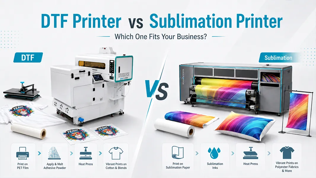 DTF Printer vs Sublimation Printer