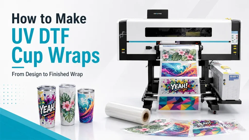 How to Make UV DTF Cup Wraps