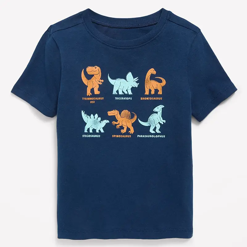 Children's apparel printed with DTF transfer