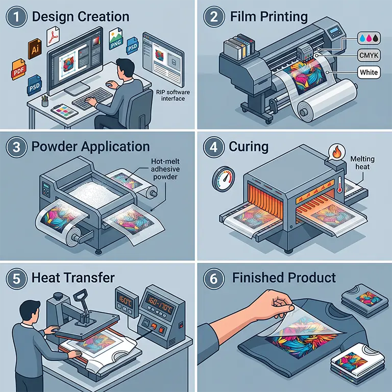 dtf printing process