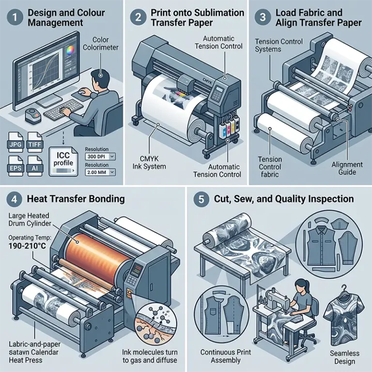 Dye Sublimation Printer for Shirts Process
