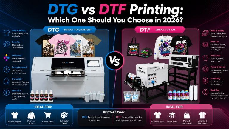 dtg vs dtf printing