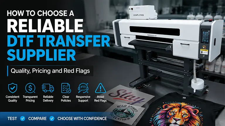 Checklist for choosing a reliable DTF transfer supplier