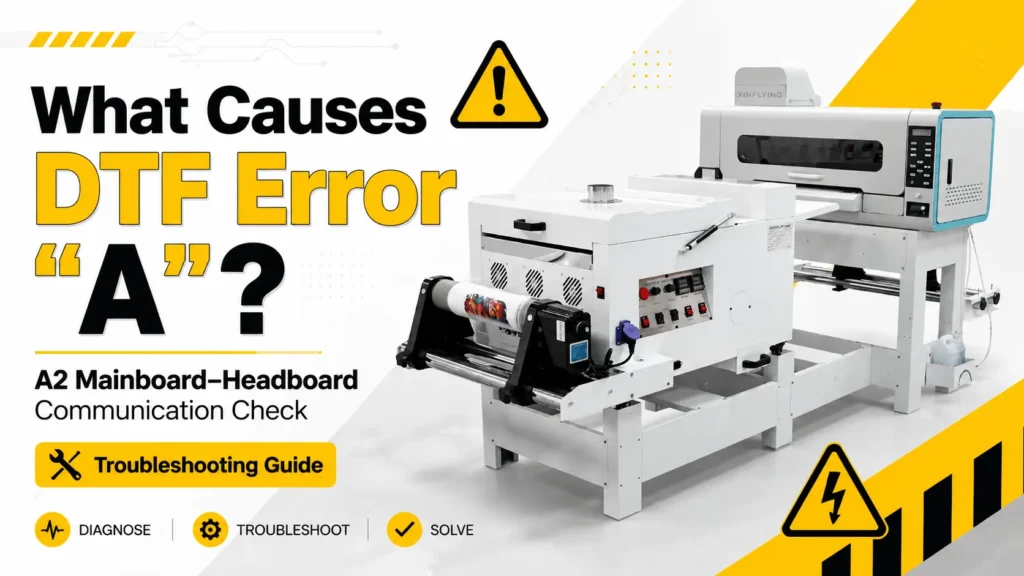DTF Printer Headboard-Mainboard Communication Error Guide