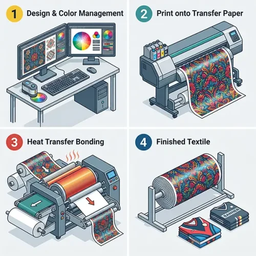 Dye Sublimation Printing Process Workflow